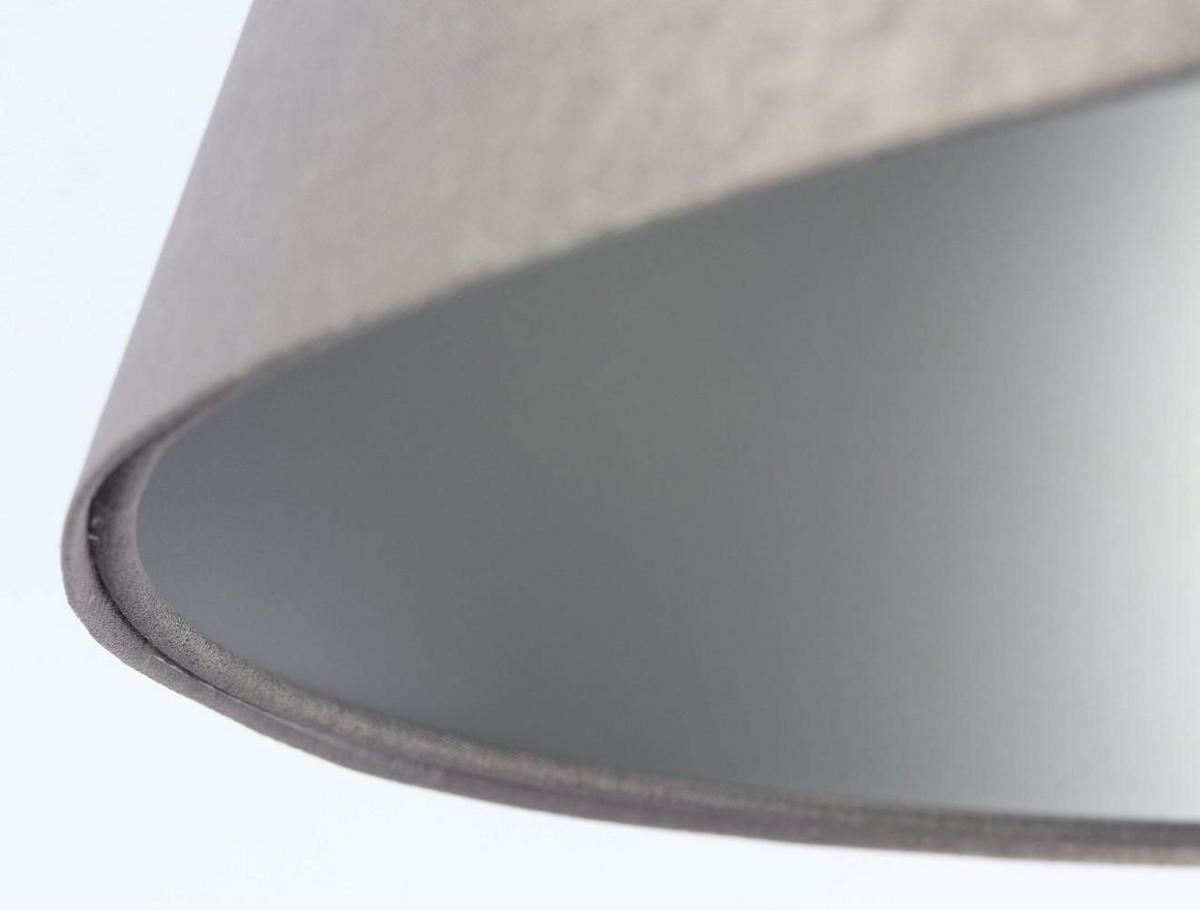 HÄNGELEUCHTE Grau 50/27 cm - Silberfarben, Kunststoff (50/1.3/27cm) - ONZENO