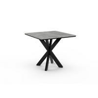 ESSTISCH RASKO 90 x 90 x 73,5 cm - Schwarz/Grau, Holz (90/90/73.5cm) - MASSENO