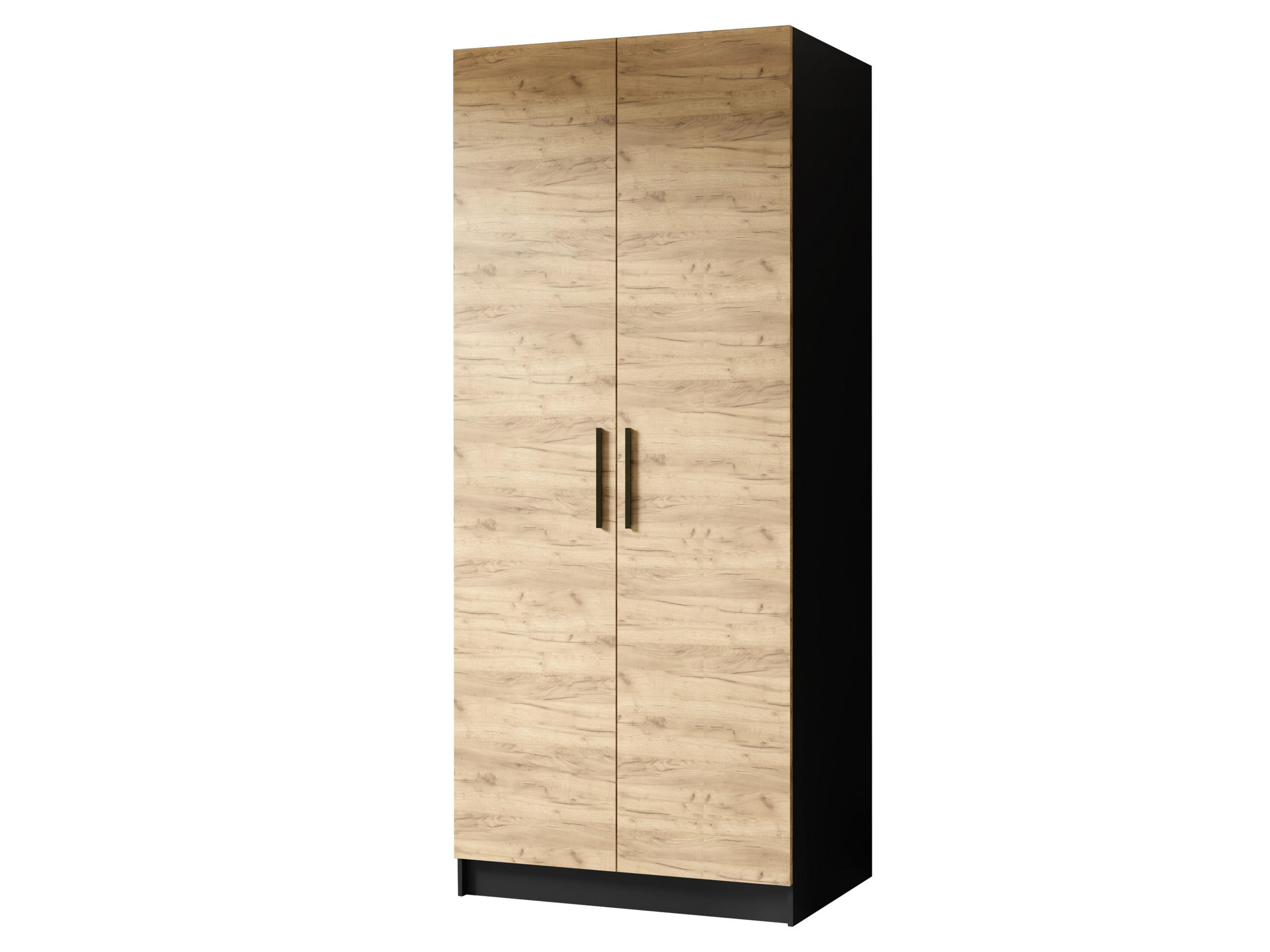Kier Furniture ŠATNÍ SKŘÍŇ GOLD Černá & Dub Craft