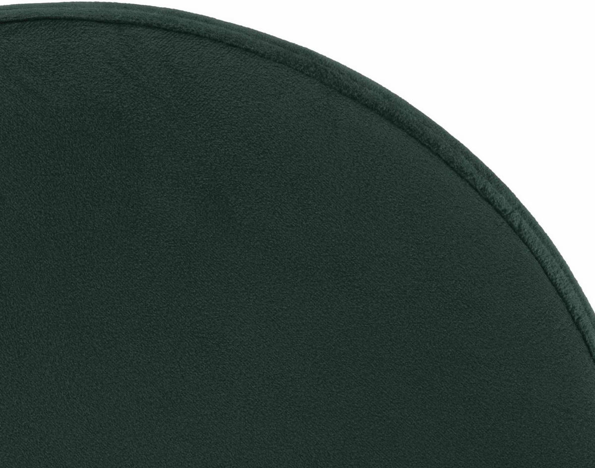 BARHOCKER Samt grün - Schwarz/Grün, Textil/Metall (38.5/60/38.5cm) - CLP