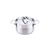 TOPF Silber 26/16/10 cm MR351116 - Silberfarben, Metall (16cm) - Maestro 