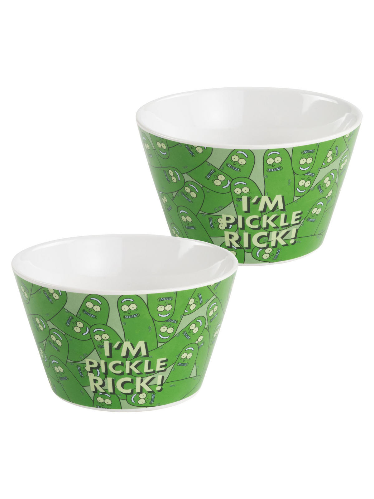 MÜSLISCHALE Rick and Morty I´m Pickle Rick! Grün 500 ml - Grün, Keramik (14cm) - United Labels