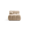 CHAISELONGUE links Bellis aus Boucle sandfarben - Sandfarben, Textil (94/70/155cm) - Micadoni