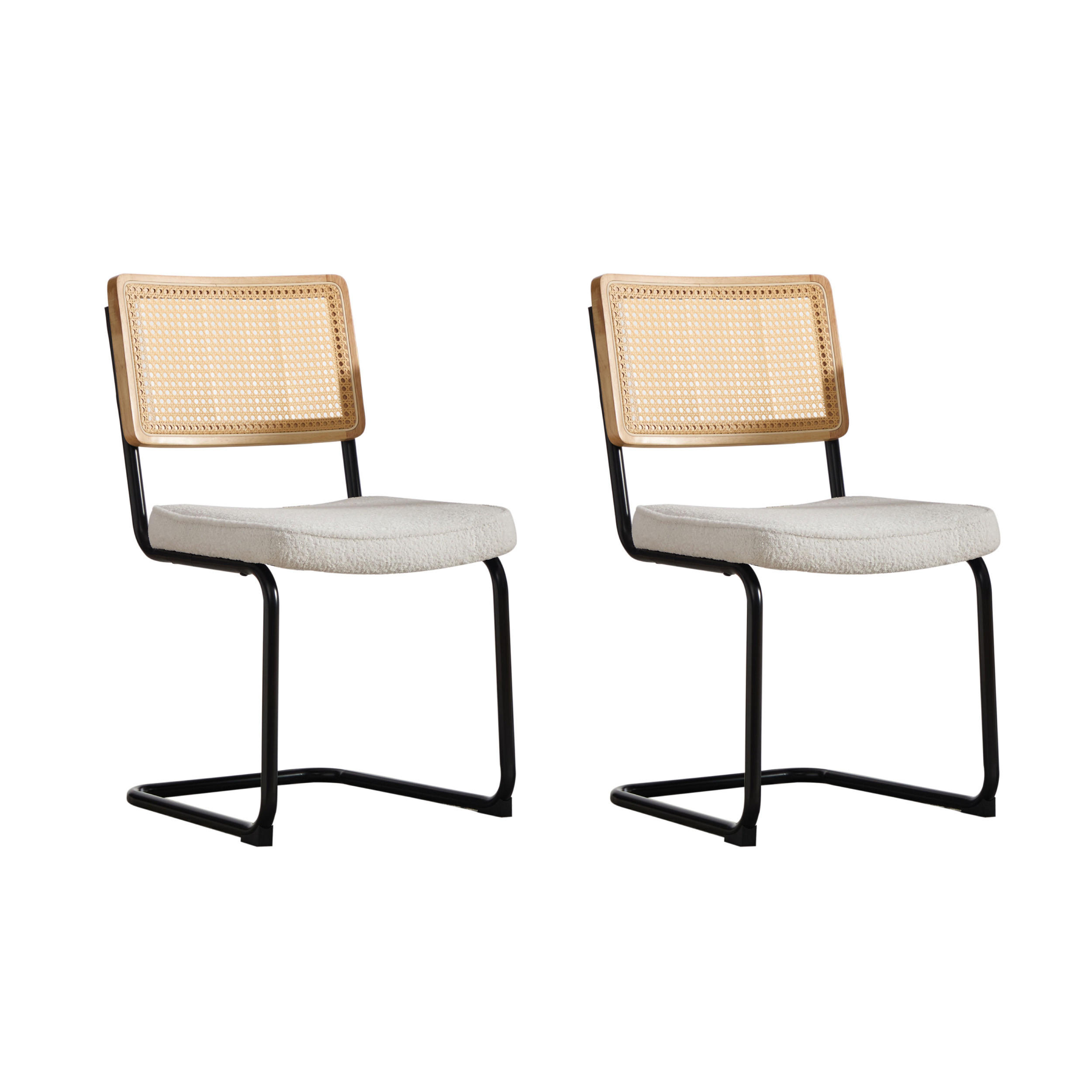 ComfortXL Schwingstuhl Creme 58x86x46 cm