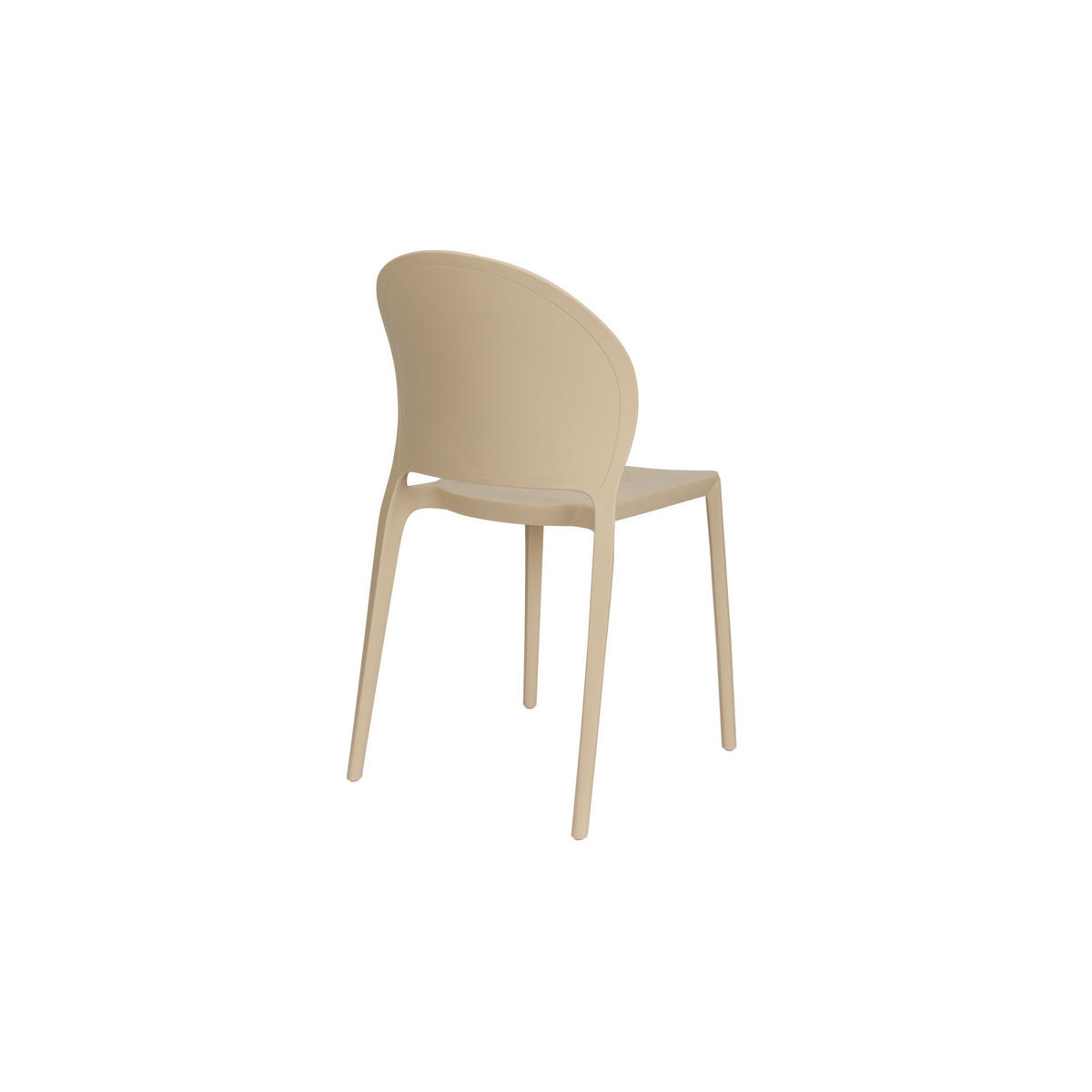 GARTENSTUHL Sjoerd Beige - 4 er Set - Beige, Kunststoff (45/82/52cm) - Housecraft Living