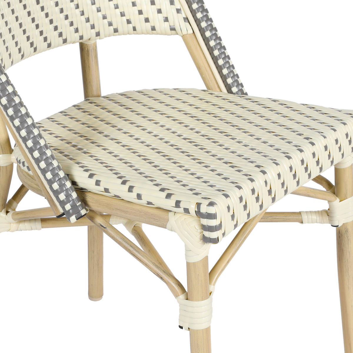 GARTENSTUHL, Grau - Grau, Holz (49/88/58cm) - Oviala