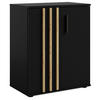 KOMMODE FERIO Türkommode, Modern - Schwarz, Holzwerkstoff (60/73/35cm) - KONSIMO®