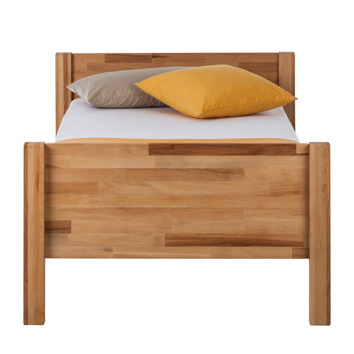 BETT - Massivholz - Kernbuche, Holz (90/200cm) - home24