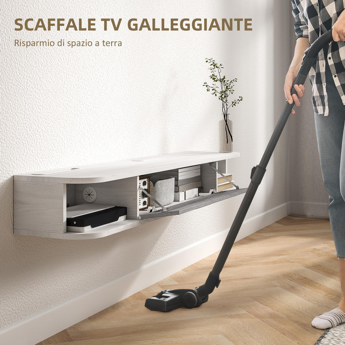 TV-MÖBEL Multicolor 1 Stück - Multicolor, Holzwerkstoff (120/16/26cm) - GiPP