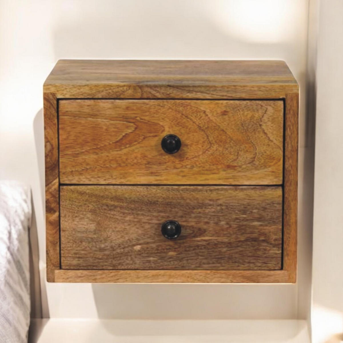 SKŘÍŇ Quad - hnědá, dřevo (30/24/25cm) - Artisan Furniture