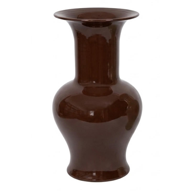 VASE ROGER Braun 15/16,5/31cm Metall - Braun, Metall (31cm) - Mondex