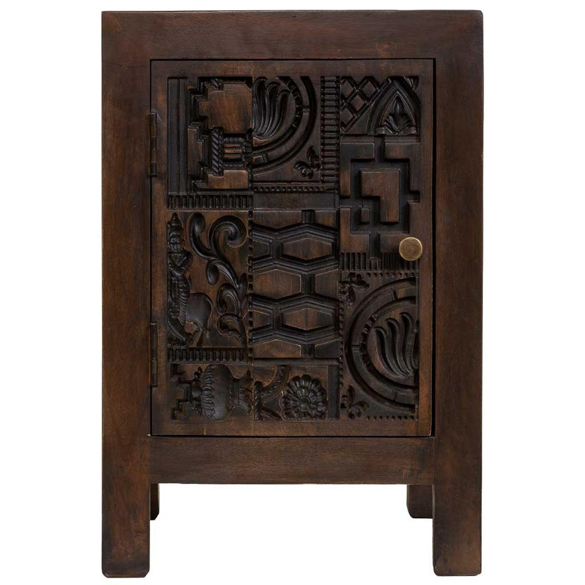 NACHTTISCH aus holz 40x35x60cm - Braun, Holz (40/60/35cm) - Wanderlust