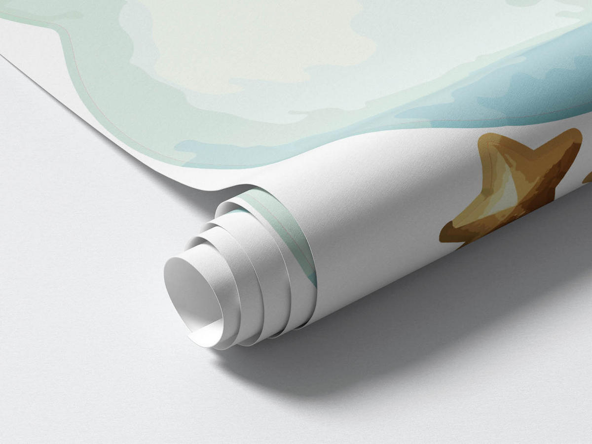 WANDAUFKLEBER 80x99cm - Mond, Wolken, Himmel - Multicolor, Kunststoff (80/99/0.1cm) - Wallfluent