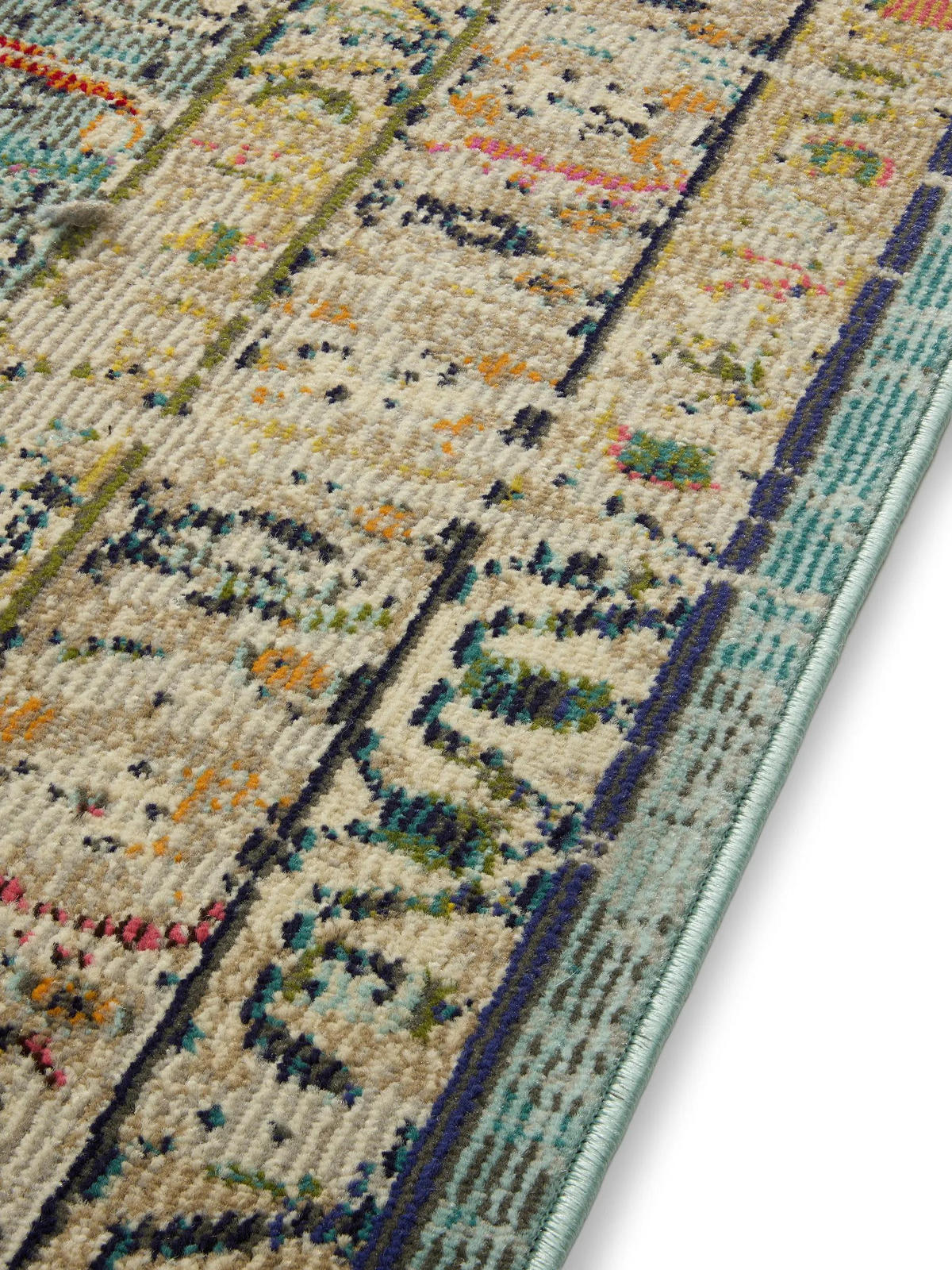 TEPPICH Casa Blau 160x230 cm - Blau, Textil (160/230cm) - benuta Nest