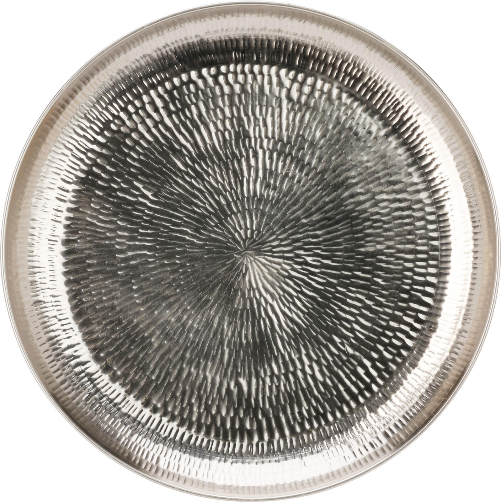 SERVIERPLATTE Basic Silber 49.5/49.5/4 cm Kunstoff - Silberfarben, Kunststoff (49.5/4/49.5cm) - Mondex