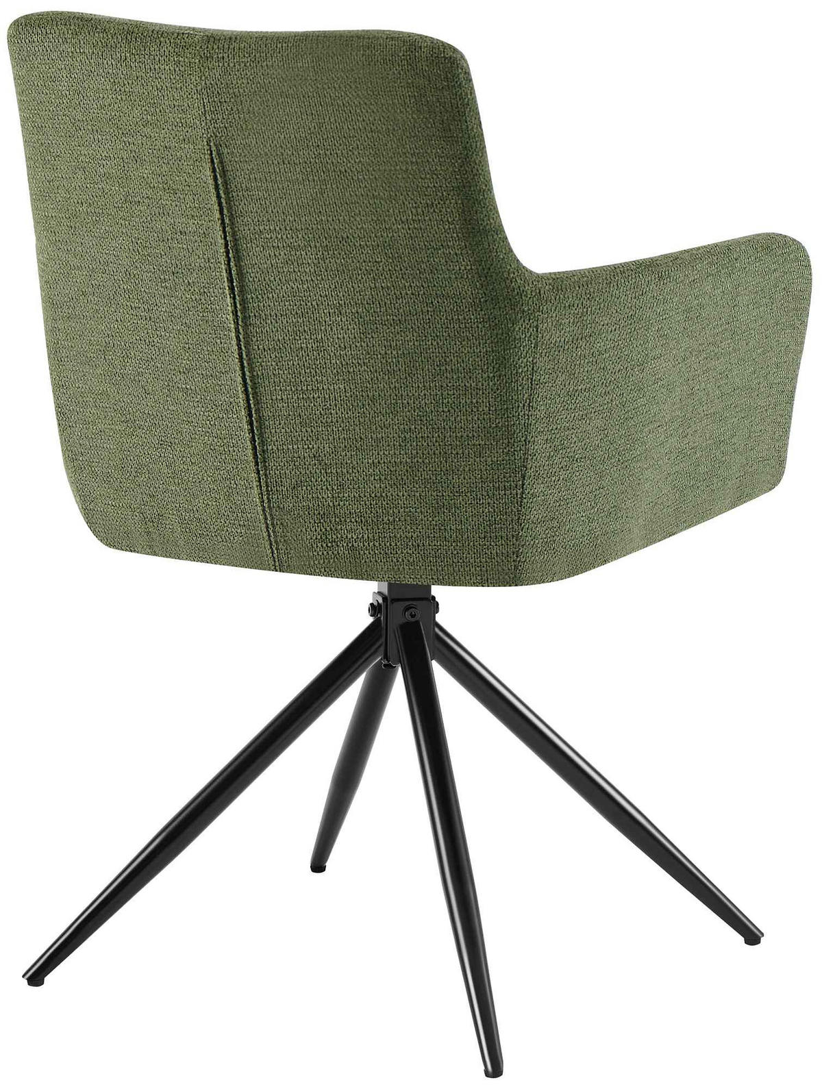 ESSZIMMERSTUHL 2er Set Debas Stoff Grün Wohnzimmerstuhl - Grün, Textil (59/87/59cm) - DELUKE