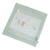 SPIEL- UND KRABBELDECKE - Woodland Buddies - 100 x 100 cm - Grün, Textil (100/100cm) - Roba