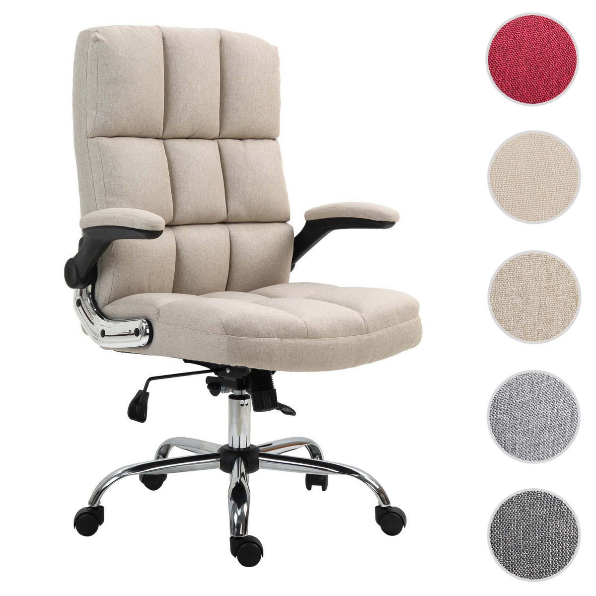 BÜROSTUHL Braun - Braun, Textil (73/120/72cm) - MCW