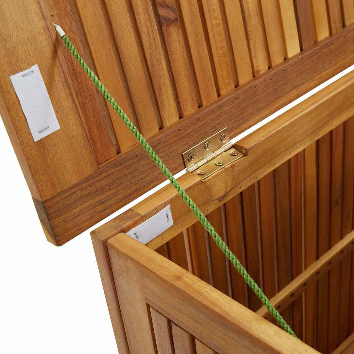 GARTENBOX mit wasserfester Innentasche, 60/50/58 cm, aus Massivholz Akazie - Braun, Holz (60/58/50cm) - vidaXL