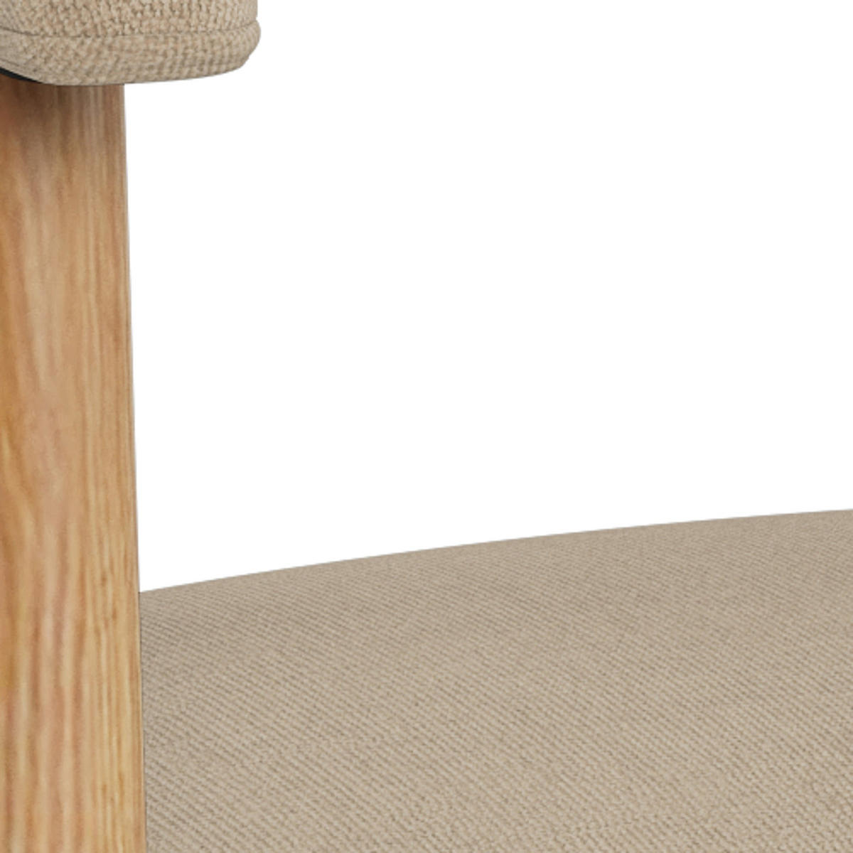 ARMLEHNSTUHL Hikari Komfort 2er-Set Graubeige - Greige, Holz/Textil (56/75.5/54cm) - Pillovely