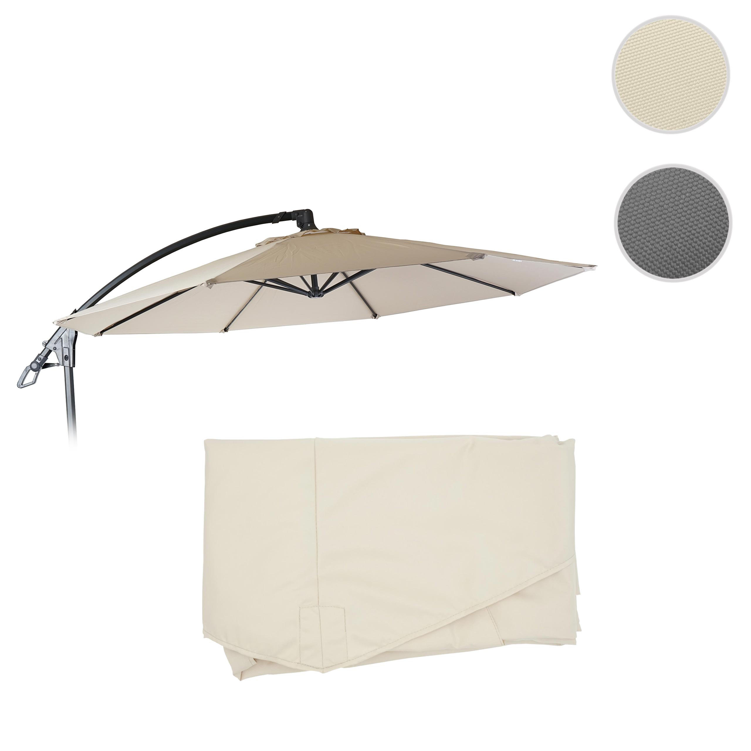 ERSATZ-BEZUG FÜR AMPELSCHIRM Cremeweiß - Weiß, Textil (280/280cm) - MCW