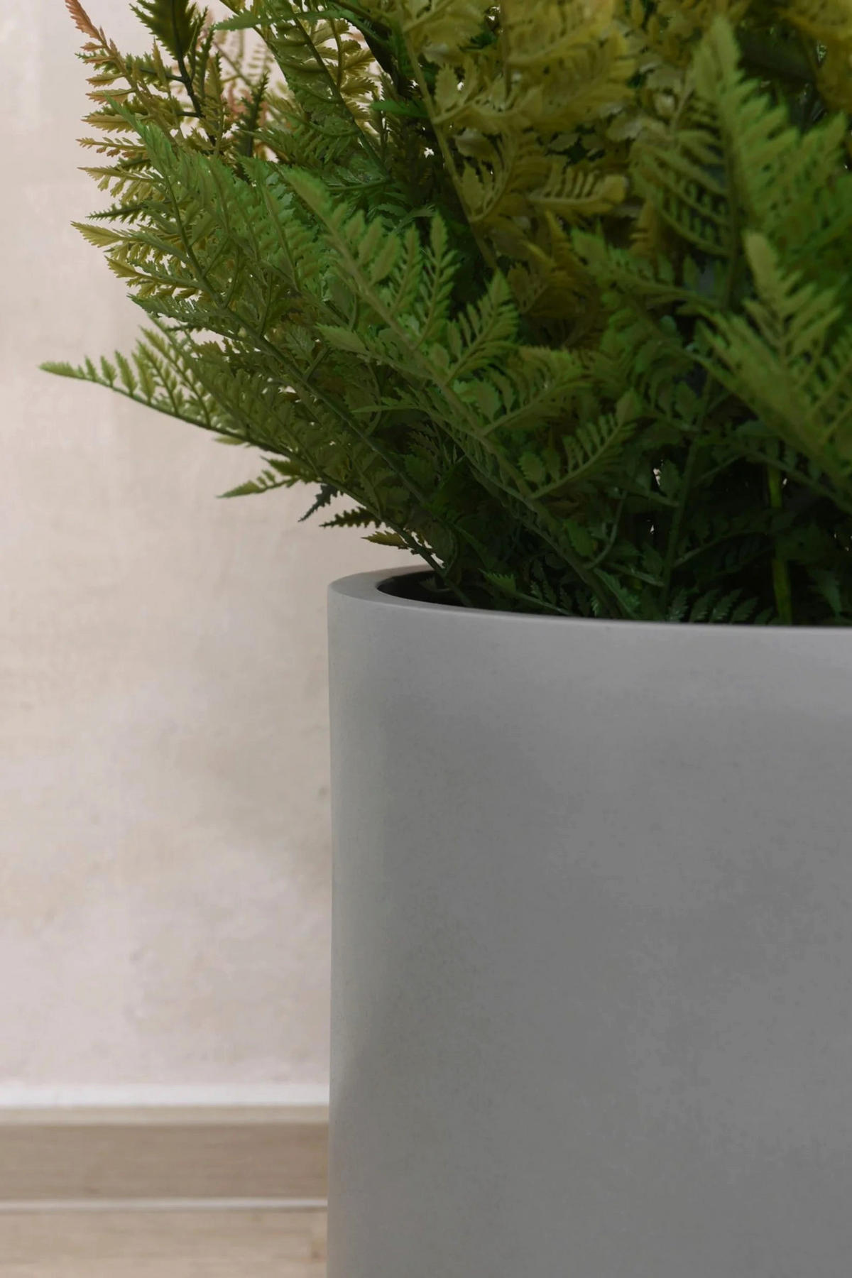 PFLANZTOPF Miro grau | 32x31 - Grau, Kunststoff (31cm) - aplanta