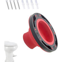 WC-FLANSCHRING, Multicolor,18/18/10.5CM - Multicolor, Kunststoff (18/4.5/18cm)