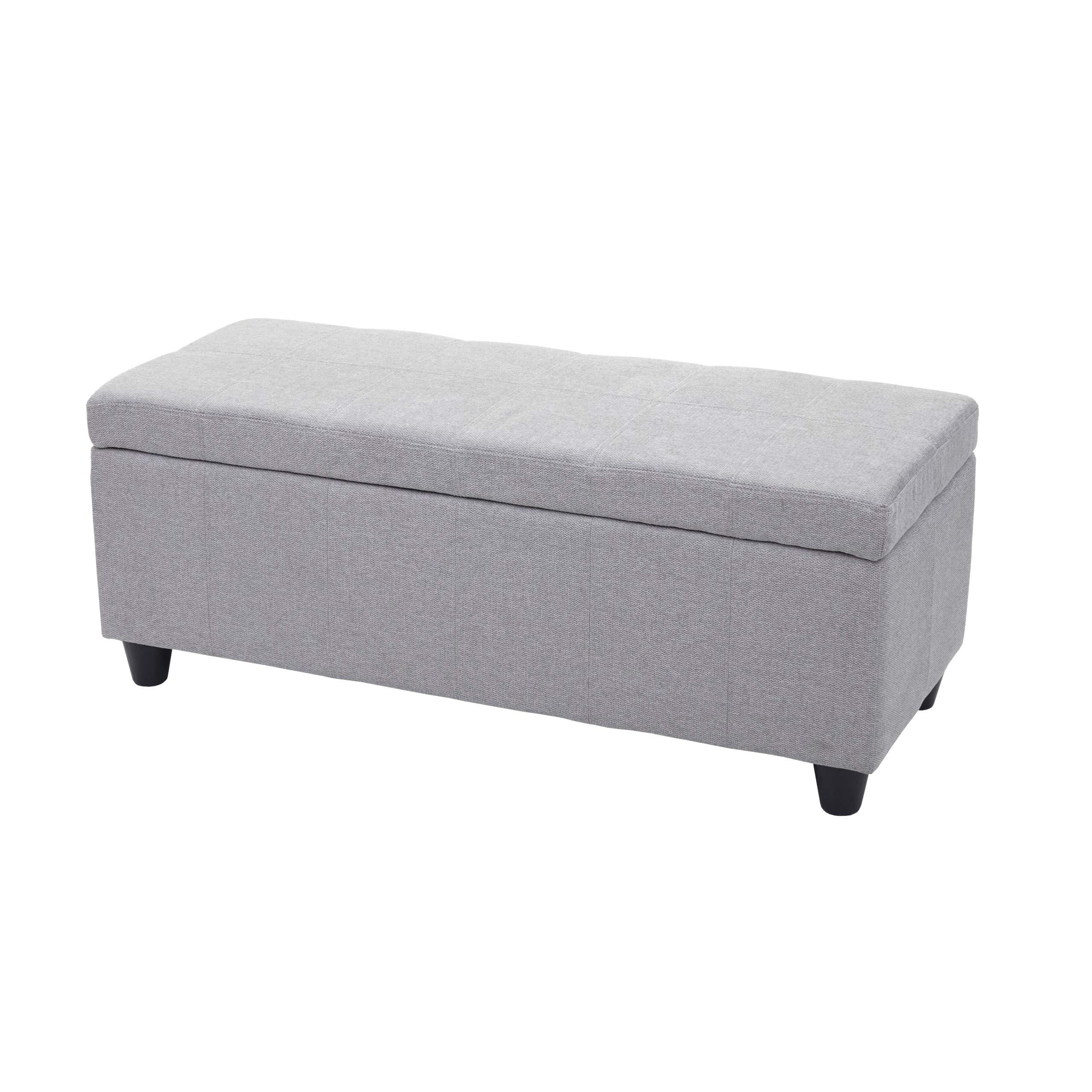 AUFBEWAHRUNGS-TRUHE Hellgrau - Hellgrau, Textil (114/45/45cm) - MCW