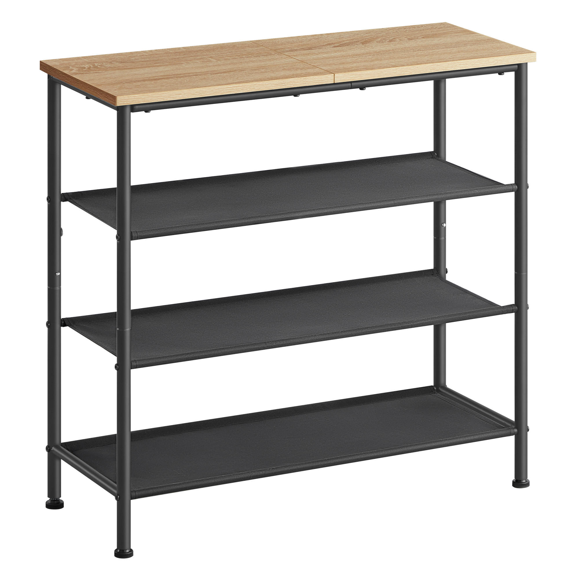 XXXLutz Schuhschrank Schwarz 75x14x30 cm