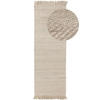 WOLLTEPPICH-LÄUFER Lars Cream 70x200 cm - Creme, Textil (70/200cm) - benuta Pure