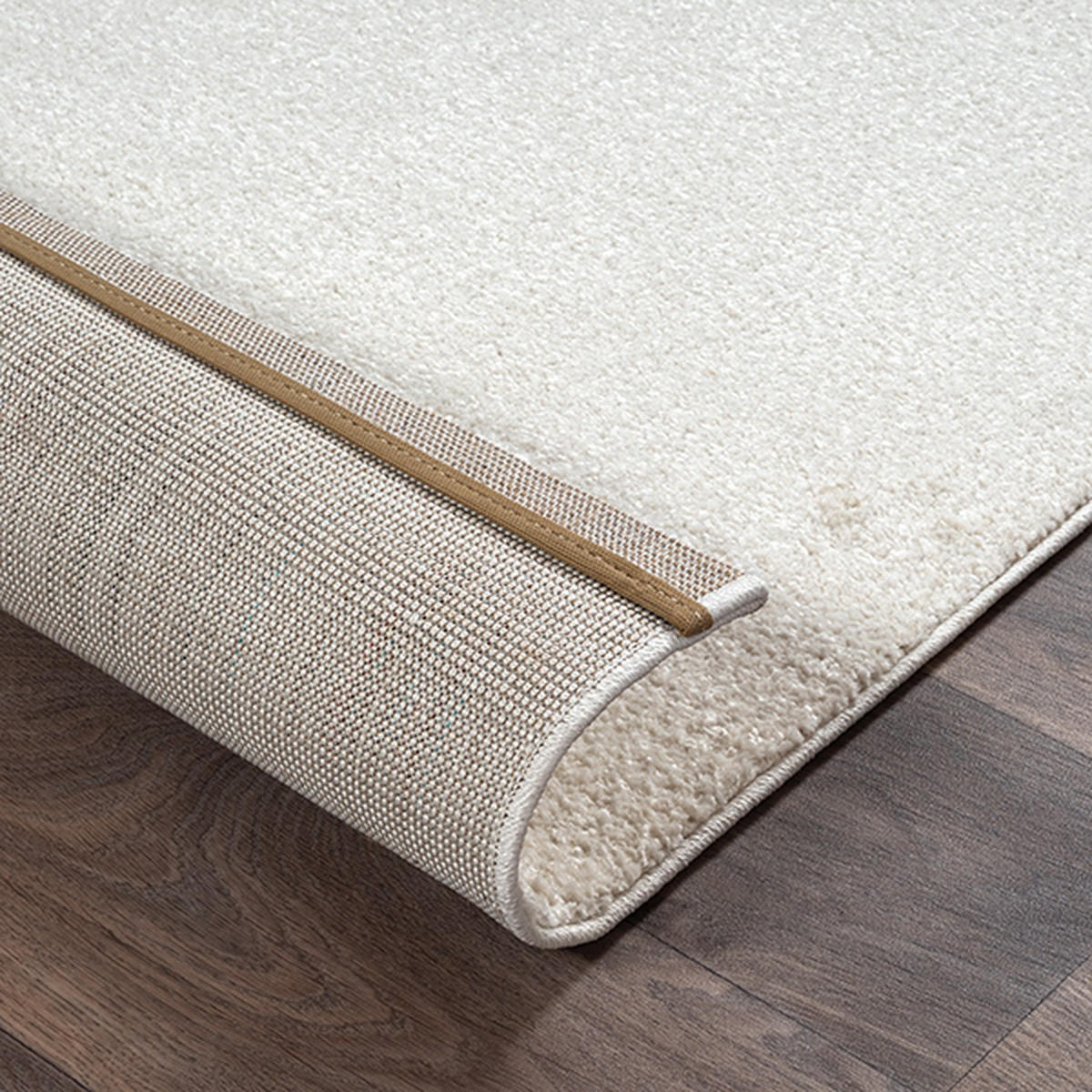 KURZFLORTEPPICH Abstrakt MUOTA Polypropylen Creme 140 x 200 cm - Beige, Textil (140/200cm) - KADIMA DESIGN