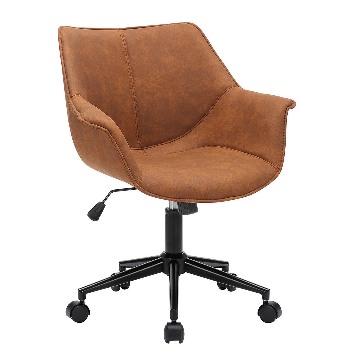 BÜROSTUHL - Cognac, Kunststoff (68/82/63cm) - home24