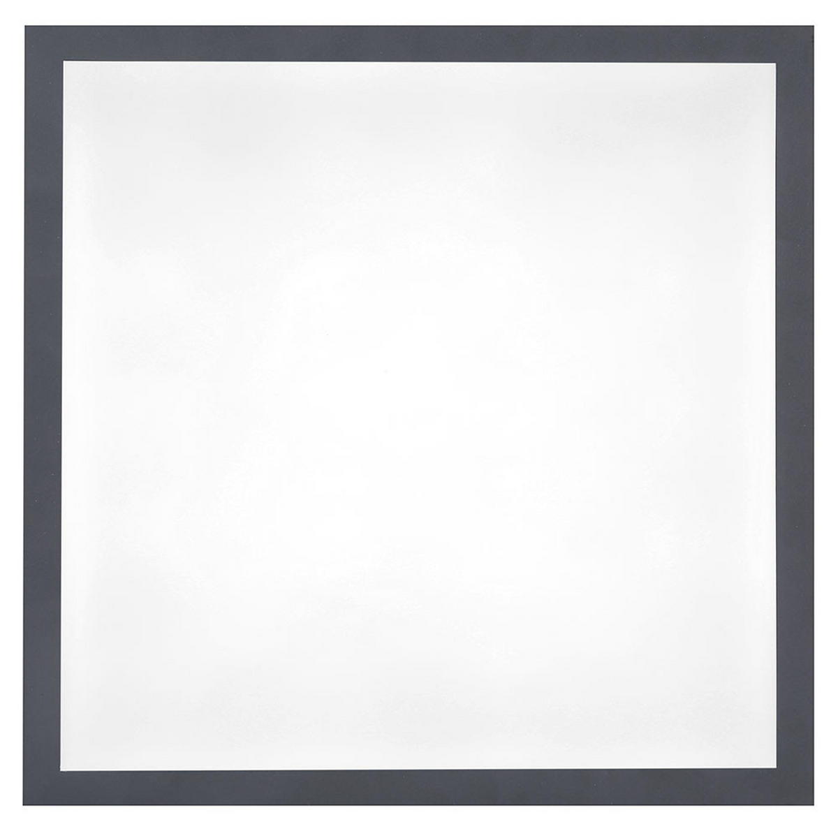 LED DECKENLEUCHTE Doro Grau Aluminium - Grau, Metall (30/30/7.5cm)