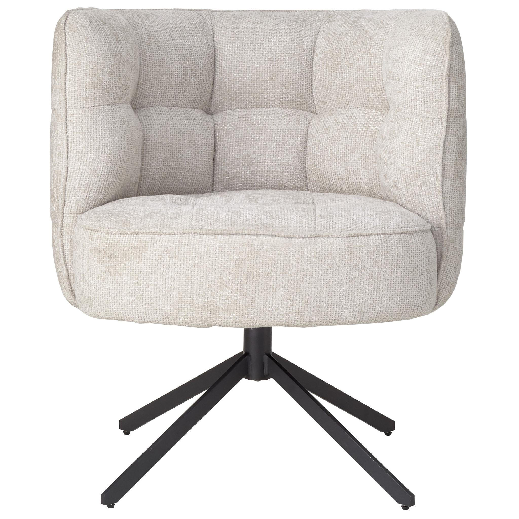 ESSZIMMERSTUHL Odin Beige 67/73/80cm - Beige, Textil (73/80/67cm) - PTMD Collection