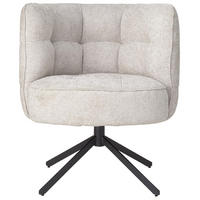ESSZIMMERSTUHL Odin Beige 67/73/80cm - Beige, Textil (73/80/67cm) - PTMD Collection