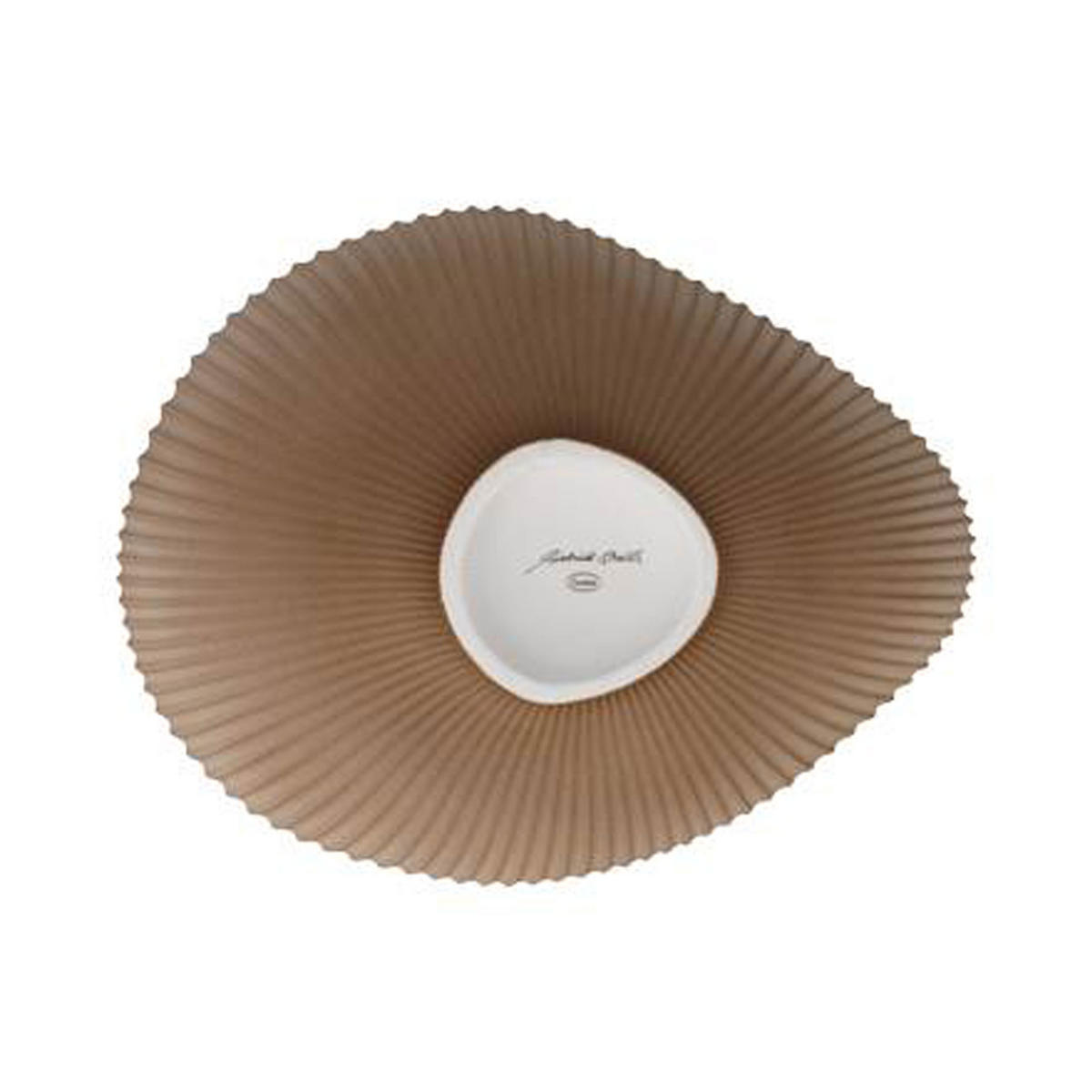 KÜNSTLERSCHALE Studio 8 - Raindrop Powder, Biskuitporzellan, sand - Beige, Keramik (5.5cm) - Goebel