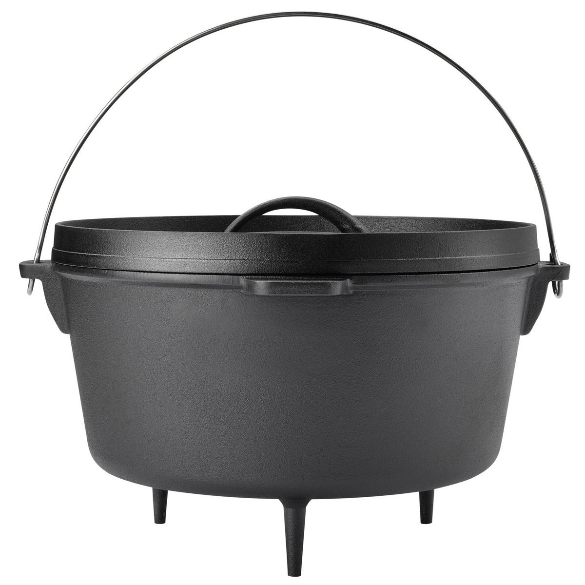 DUTCH OVEN 8L - Schwarz, Metall (29.5cm) - TAINO