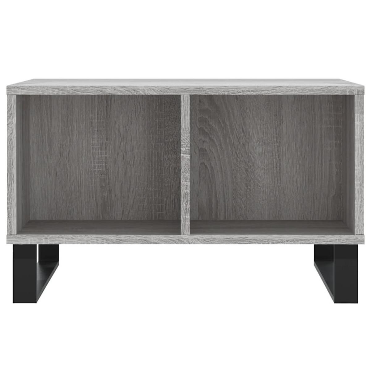 COUCHTISCH Grau Sonoma 60x50x36,5 cm Holzwerkstoff - Grau, Holzwerkstoff (50/60/36.5cm) - furnicato