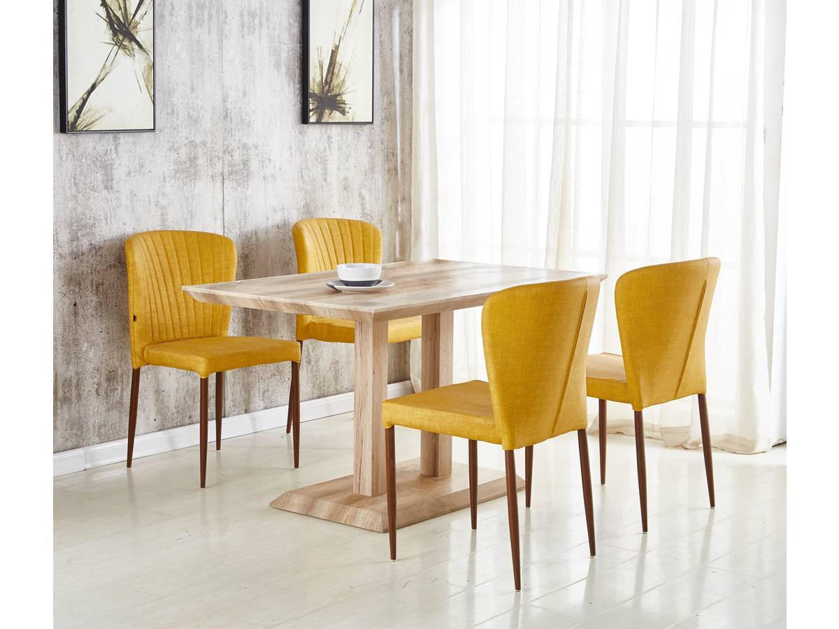 ESSTISCH alina Eiche - Braun, Holzwerkstoff (130/80/75cm) - Habitat Garten