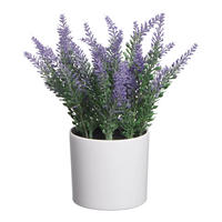 KUNSTPFLANZE Künstlicher Lavendel - Lakos 26 cm - Lila, Kunststoff (26cm) - aplanta