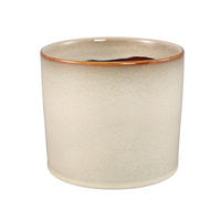 TOPF Mary Beige 17/17/15.5cm - Beige, Keramik (15.5cm) - PTMD Collection