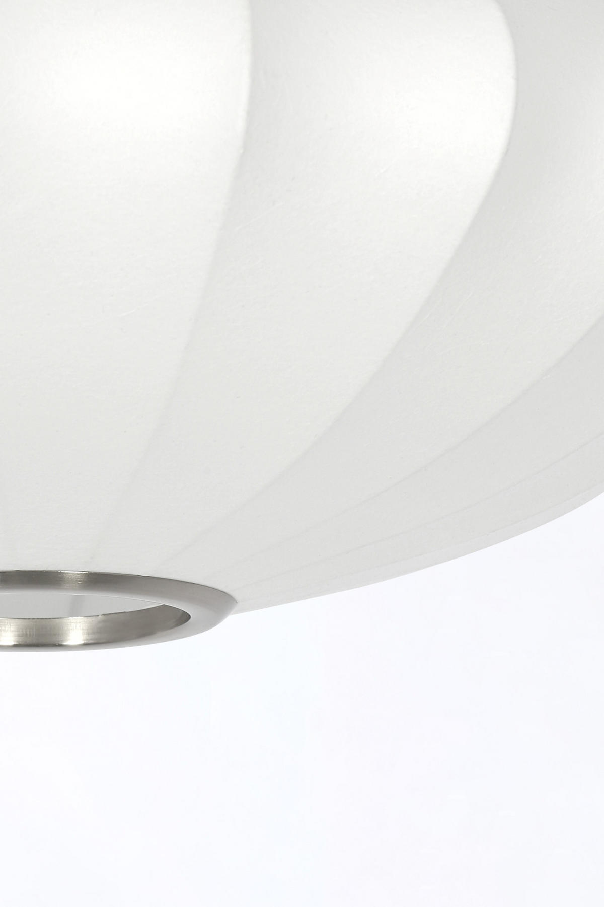 DECKENLEUCHTE Fay Weiß Ø50/22 cm - Weiß, Kunststoff (50/50/22cm) - Light & Living
