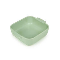 AUFLAUFFORM Keramik Appolia 18cm Quadratisch Salbeigrün Spülmaschinenfest - Grün, Keramik (14/18/5.1cm) - PEUGEOT