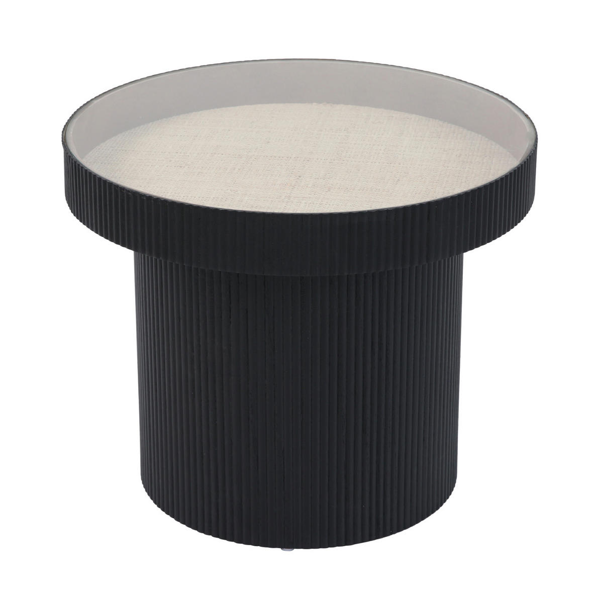 BEISTELLTISCH Miguel mit Glas - Multicolor, Holz (59/59/45cm) - SVITA