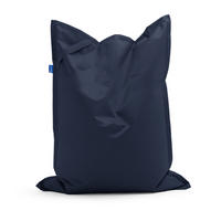 KINDER-SITZSACK Caree Kids blaugrau für Indoor und Outdoor - Blaugrau, Textil (140/100/30cm) - Bruni