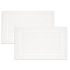 BADEMATTE, 2er-Set, 50x80 cm, 100% Baumwolle, Weiß - Weiß, Textil (50/80cm) - Zollner