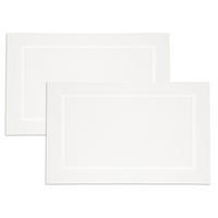 BADEMATTE, 2er-Set, 50x80 cm, 100% Baumwolle, Weiß - Weiß, Textil (50/80cm) - Zollner
