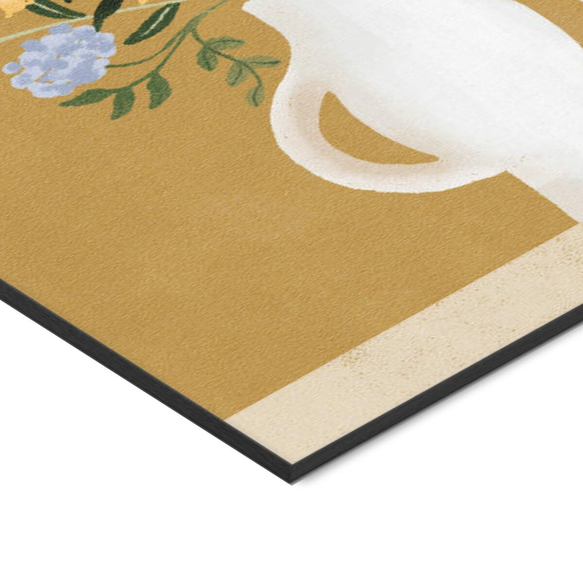 POSTER mit Rahmen Goed Blauw - Autumn Bouquet - Schwarz/Braun, Holz/Papier (50/70cm) - Poster&Frame