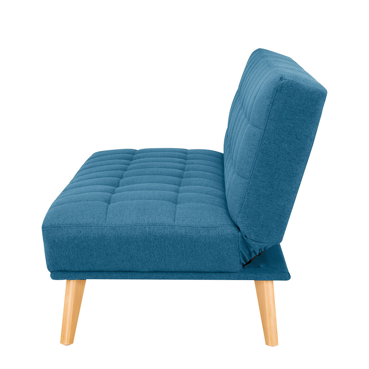 SCHLAFSOFA - Blau, Holz/Birkenholz (180/81/86cm) - home24