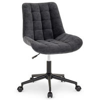 DREHSTUHL VASILO - Schwarz, Textil (54/80/61cm) - IDIMEX